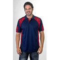 Short Sleeve Tri-Color Contrast Sides Sleeve Trim Shirt